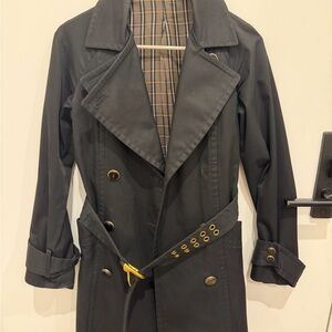 GUCCI Black Trench Coat with Belt size 38 (S/M)